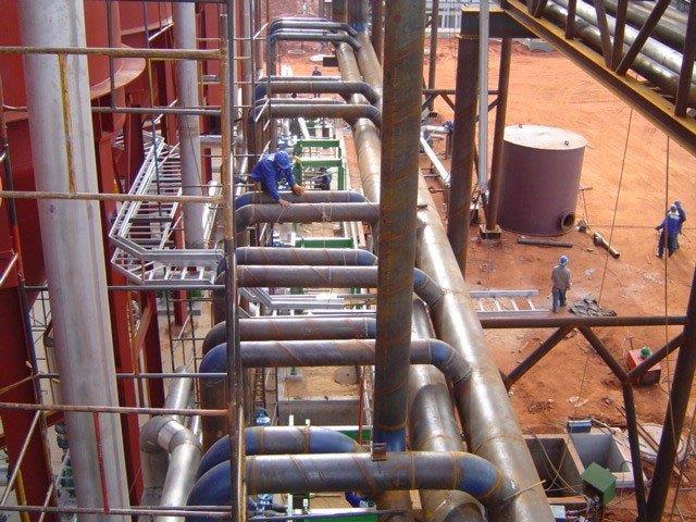 Imagem ilustrativa de Fabricação de tubulações industriais